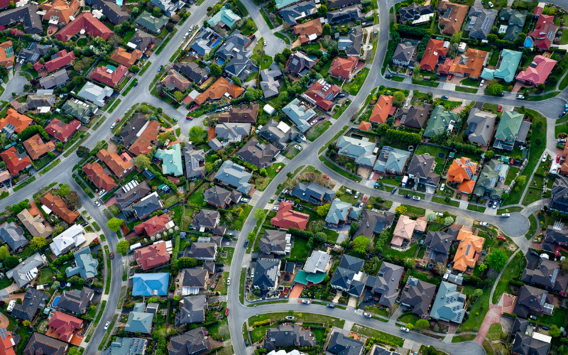 a lot of residential houses representing opportunities for property investment in Melbourne